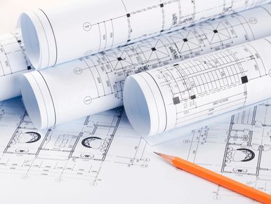 Building design drawings