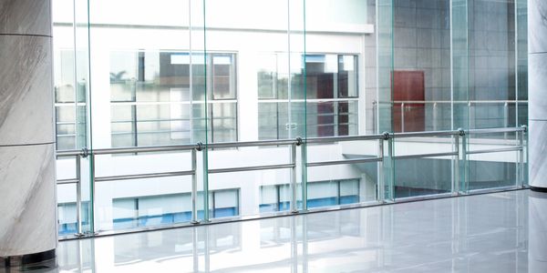 Commercial Glass, Glass Handrail, Windscreen