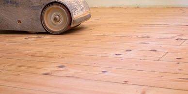 maching sanding floor