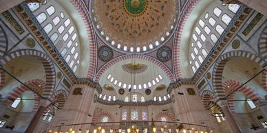 interior of ortakoy mosque 