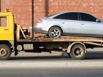 Car towed