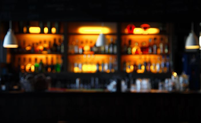 Blurred image of bar.