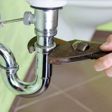 sink and basin waste trap plumbing repairs  