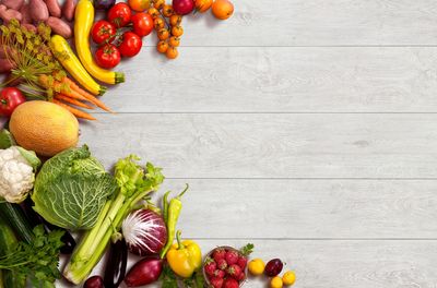 Collection of fruits and vegetables