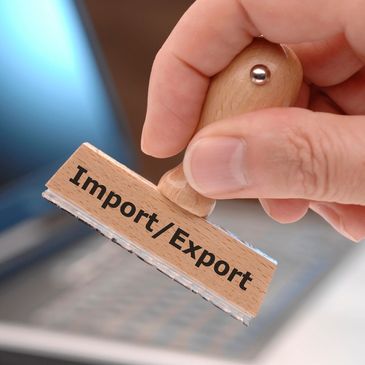 Import Export stamp