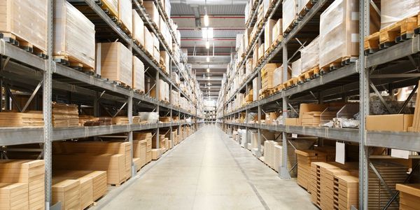 Office furniture logistics warehouse