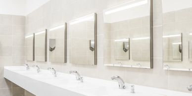 Image of clean commercial restroom - Joanne & Co., LLC Cleaning Service - Dayton, OH