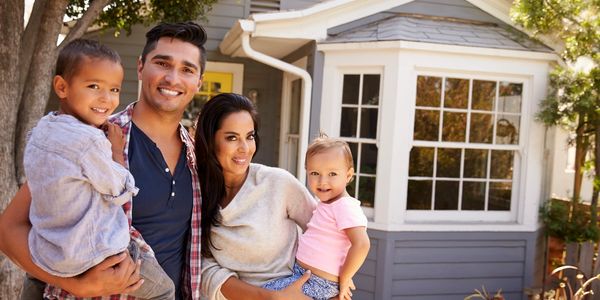 happy family with new k style gutter