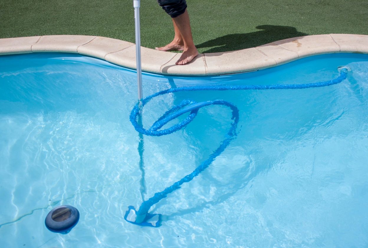 Sparkling clean pool.