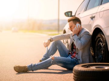 Flat tire service