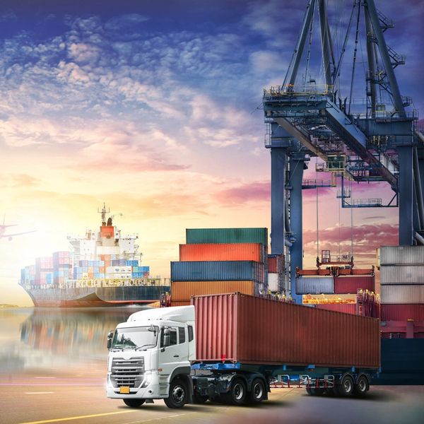 Collage of different types of transportation