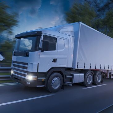 lorry delivering