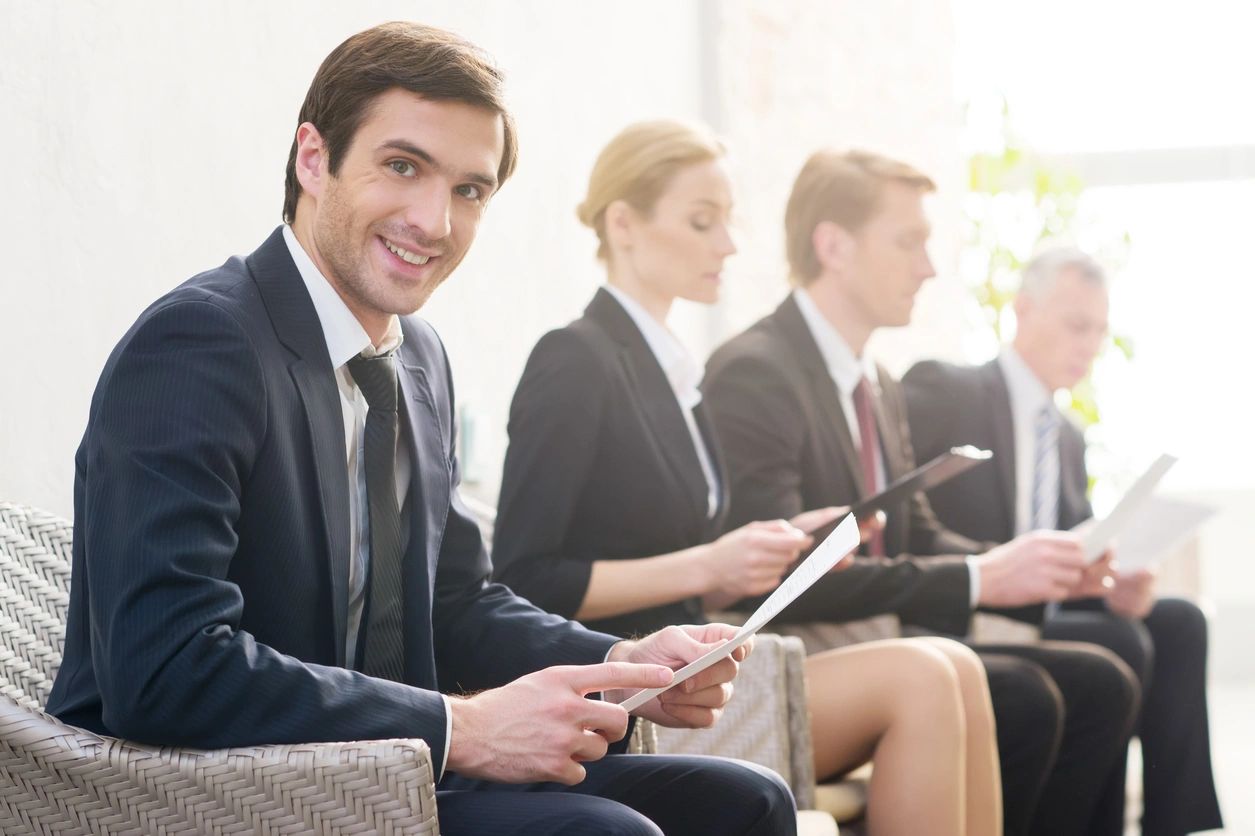 People await their meeting to display their talents and strengths.