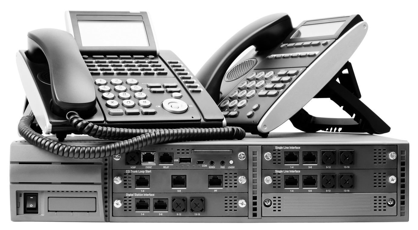 Office phones and networking hardware