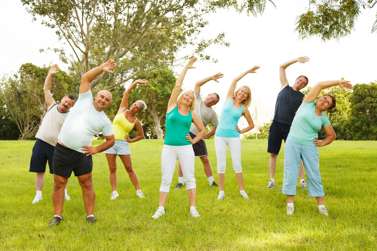 outdoor exercise group