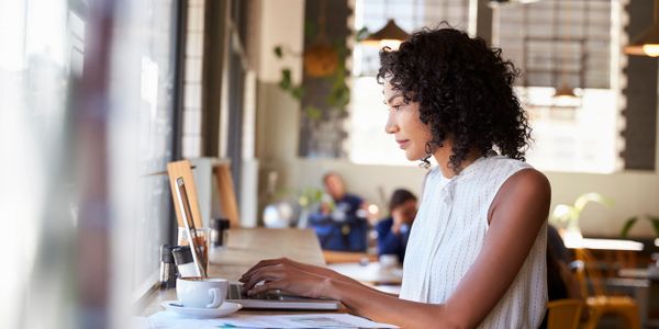 woman on laptop