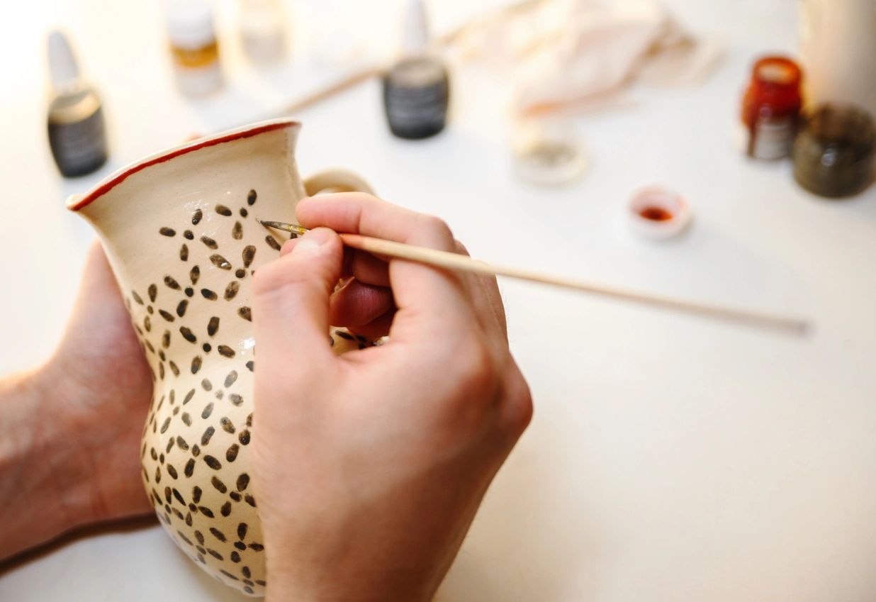 Hand crafted ceramic dishes
