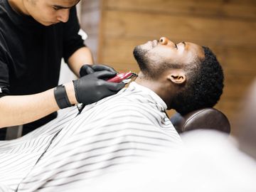 men's beard trim and haircut in pooler ga