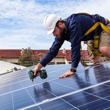 Solar roof installation