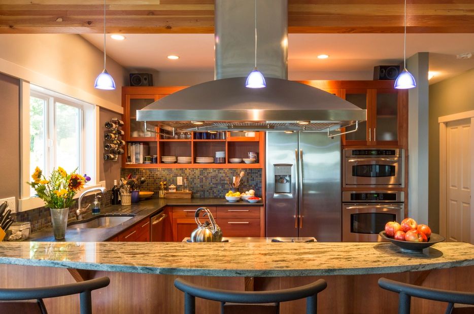 sparkling clean kitchen