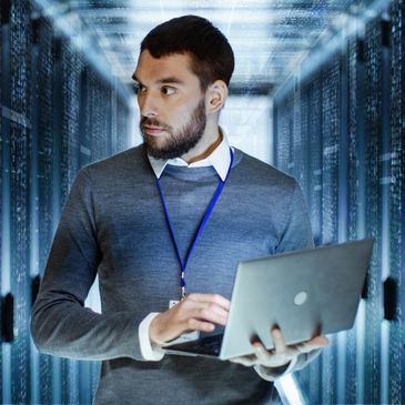 Server administration.  Data center.