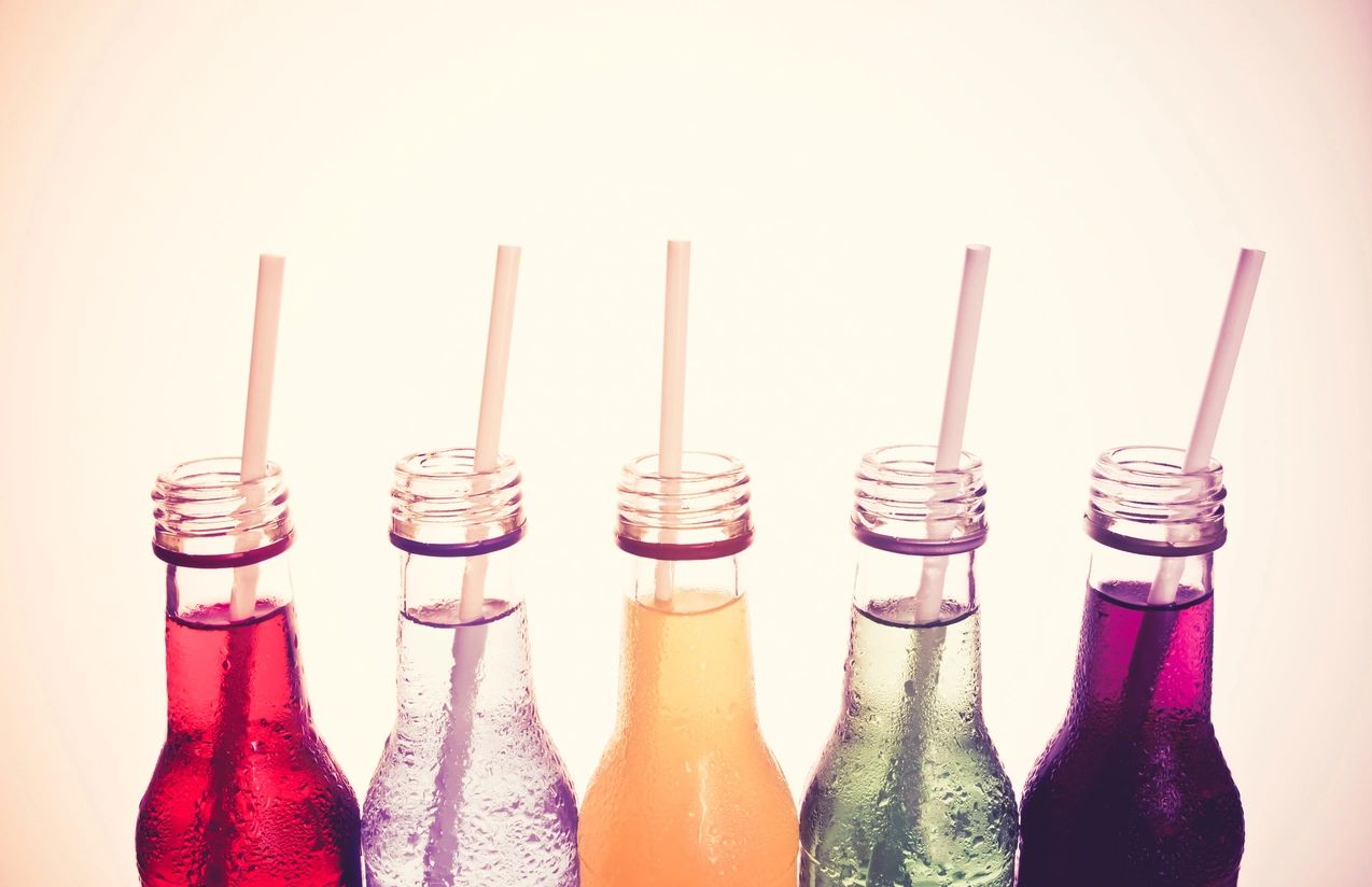 bottles of soda