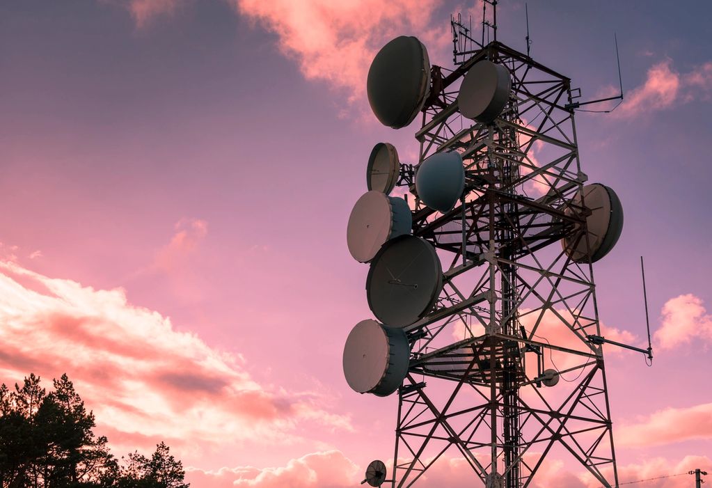 Drone used for cell tower inspections