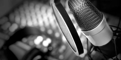 Studio to record voice and video for voiceover, podcast, or audiobook