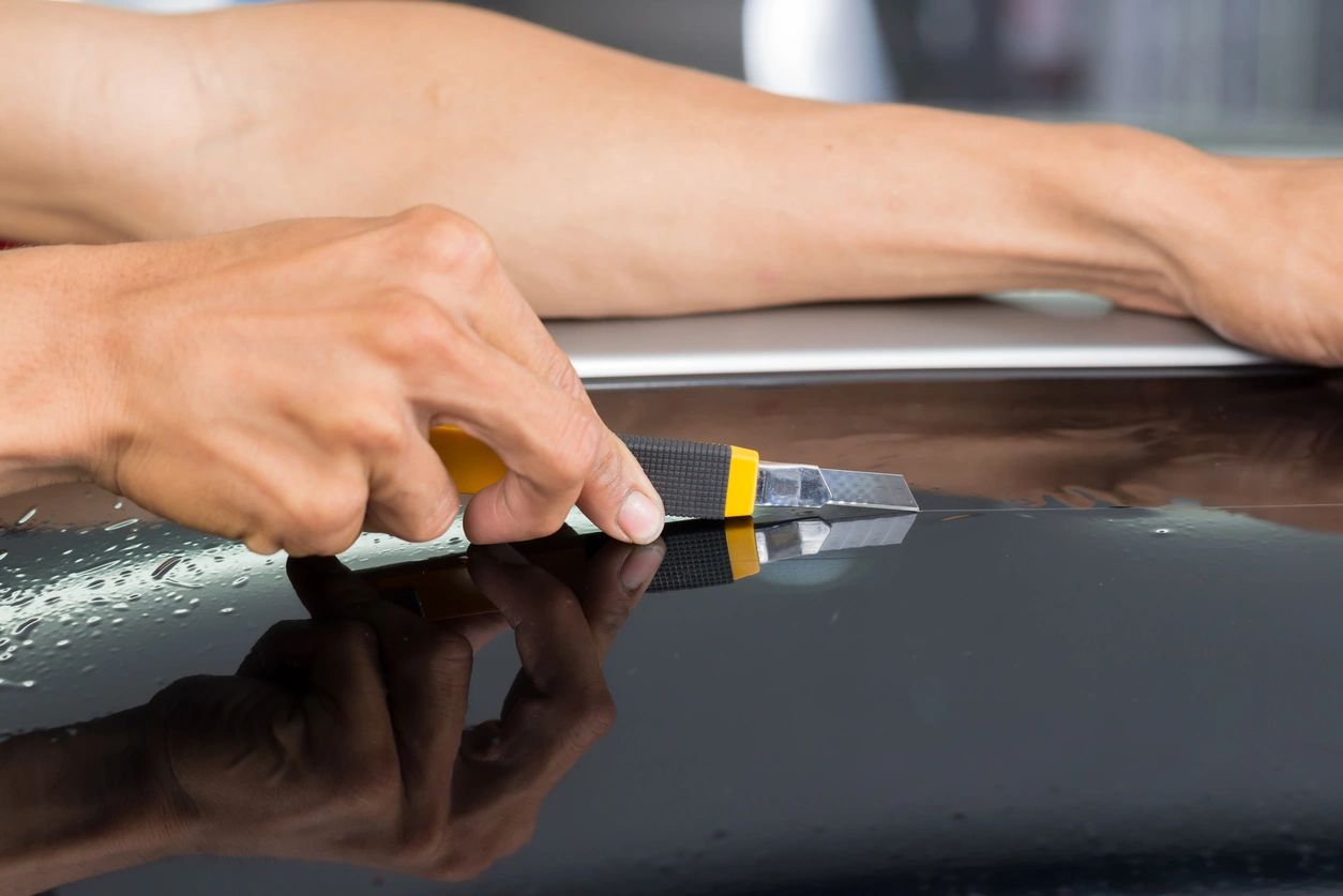 Windshield repair example 4