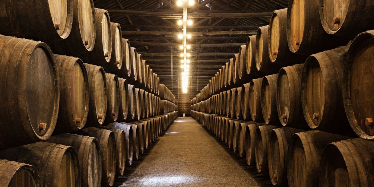 Wine barrels