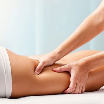 Male sensual massage leg rub