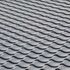 A close up of the roof of a building