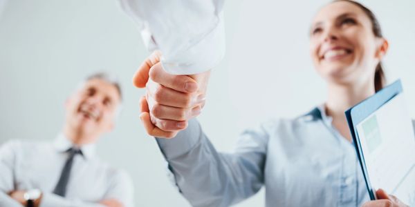 Shaking hands at Accountant Jobs London