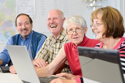 Adults improving their English with an English Tutor