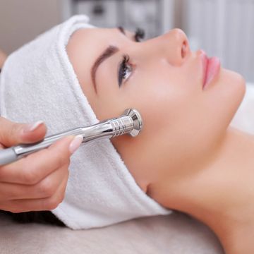 Microdermabrasion- to remove dry skin and smooth out texture and improve tone