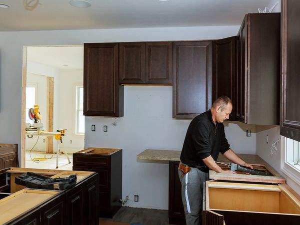New Home Construction Kitchen Cabinets 