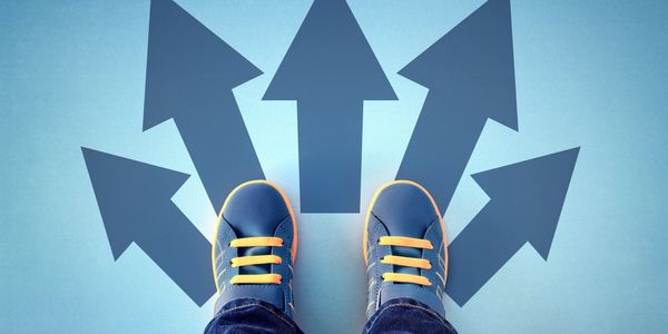 Choosing your direction. Making a mindful choice.