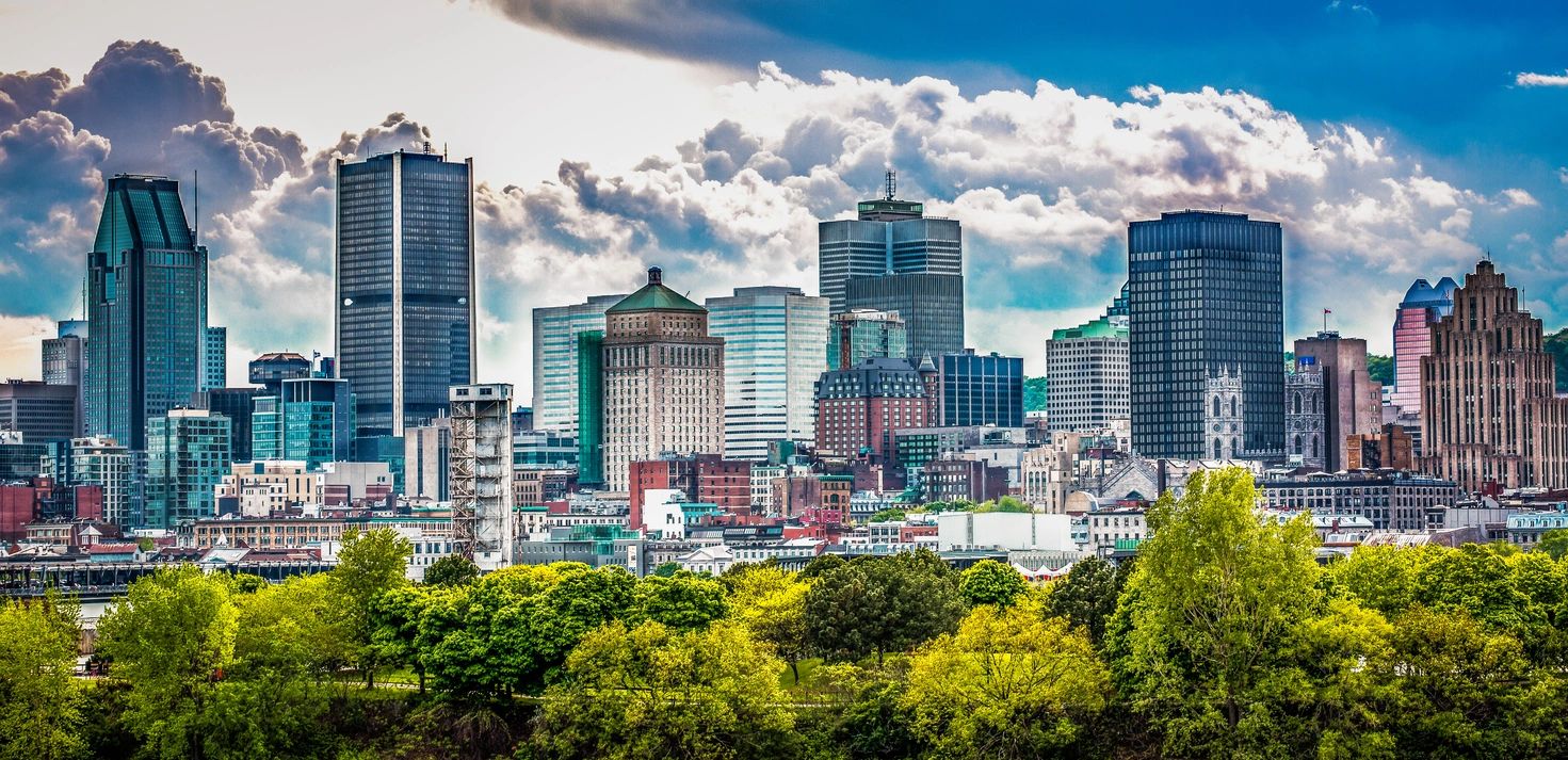 Montreal City skyline