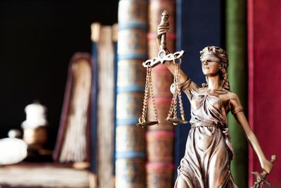 Lady justice at OWI sentencing