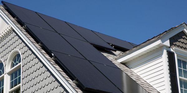 Black solar panels