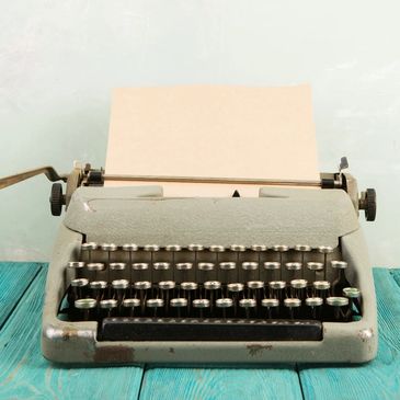 Old fashioned typewriter 