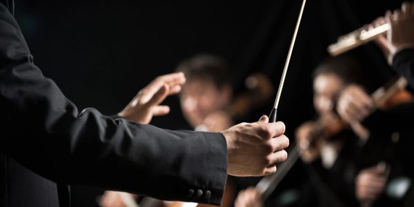 An Orchestra Being Conducted