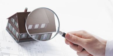 A home or property that reflects a home that is being inspected by a certified home inspector.  
