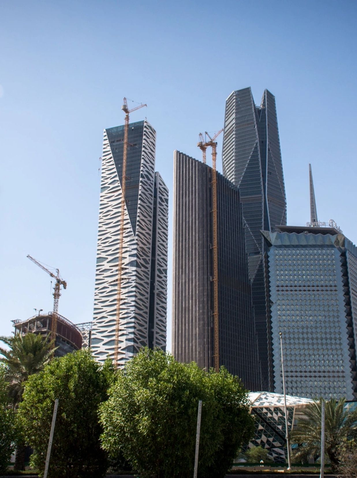 Saudi business district in Riyad