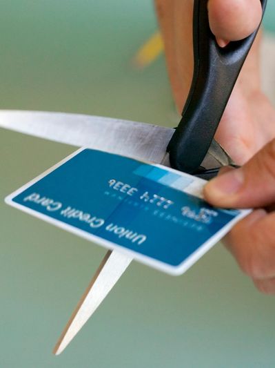 Cut up Credit Card. Pay Off Debt.
