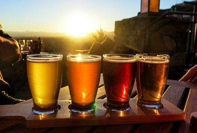 Enjoying a Portland area wedding with beer