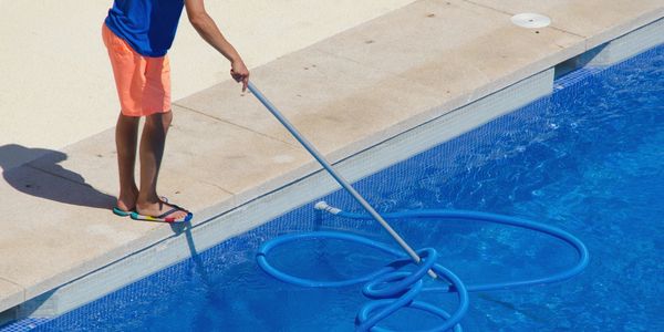 Limpeza piscina