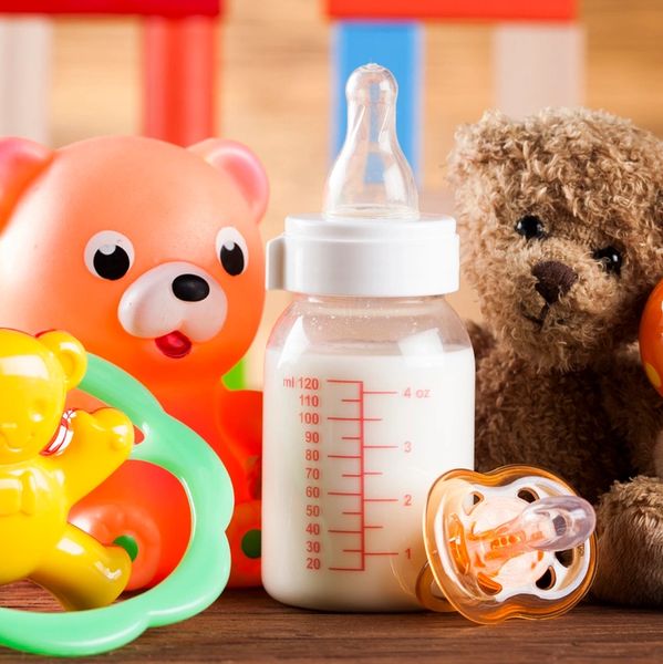 Infant toys available in day care