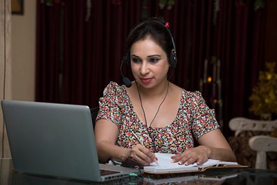 Woman on laptop