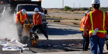 Construction of road